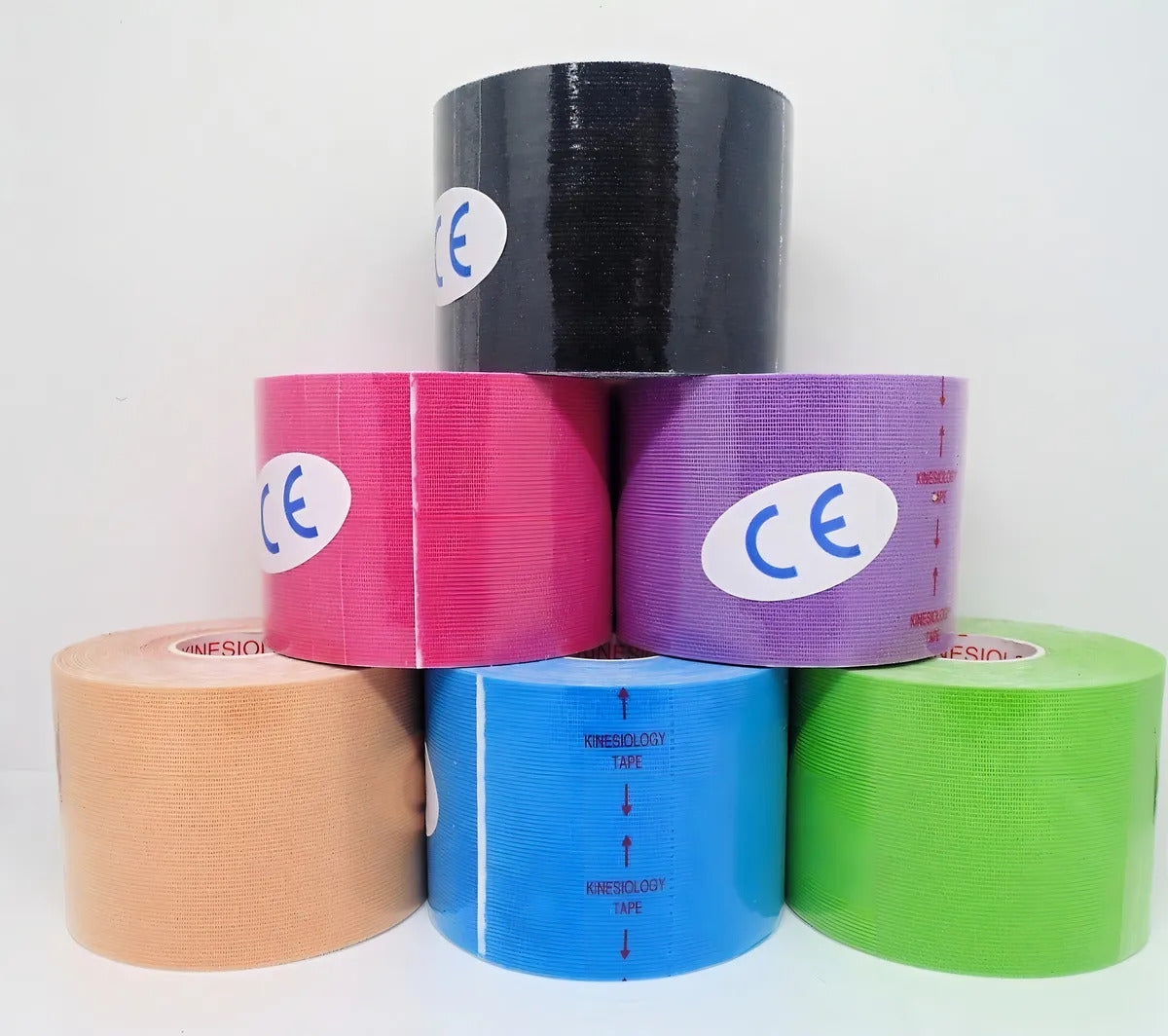 Cinta Kinesiológica 5 cm × 5 m – Alta Elasticidad y Soporte Muscular