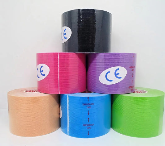 Cinta Kinesiológica 5 cm × 5 m – Alta Elasticidad y Soporte Muscular